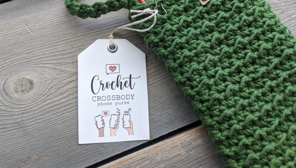 Free Printable Crochet Phone Purse Tag
